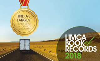 LIMCA BOOK OF RECORDS 2018 REGARDED SAFEXPESS AS 'INDIA'S LARGEST SUPPLY CHAIN AND LOGISTICS COMPANY'