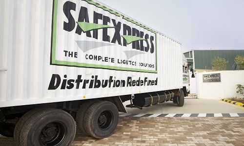 Safexpress transport vehicle