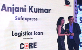 ANJANI KUMAR, CIO, SAFEXPRESS FELICITATED AS 'LOGISTICS ICON' AND 'ANALYTICS ICON'